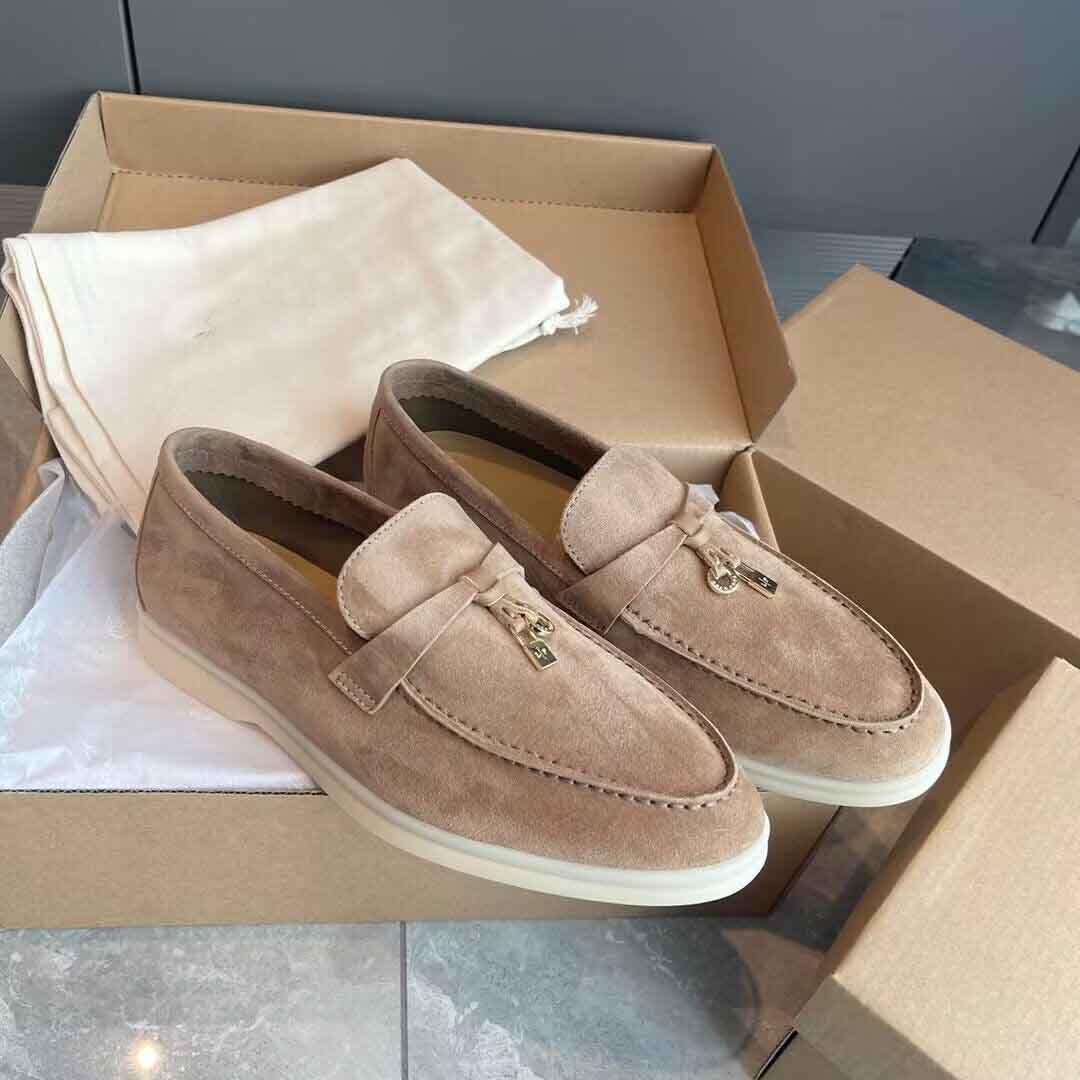 Desginer casual loafers dress shoes LP Sneaker summer walk flats soft cow suede leather Loro&P Outdoor walking loafer low top slip on tassels low shoe with box 38-46EU, 10
Desginer casual loafers dress shoes LP Sneaker summer walk flats soft cow suede leather Loro&P Outdoor walking loafer low top slip on tassels low shoe with box 38-46EU, 10