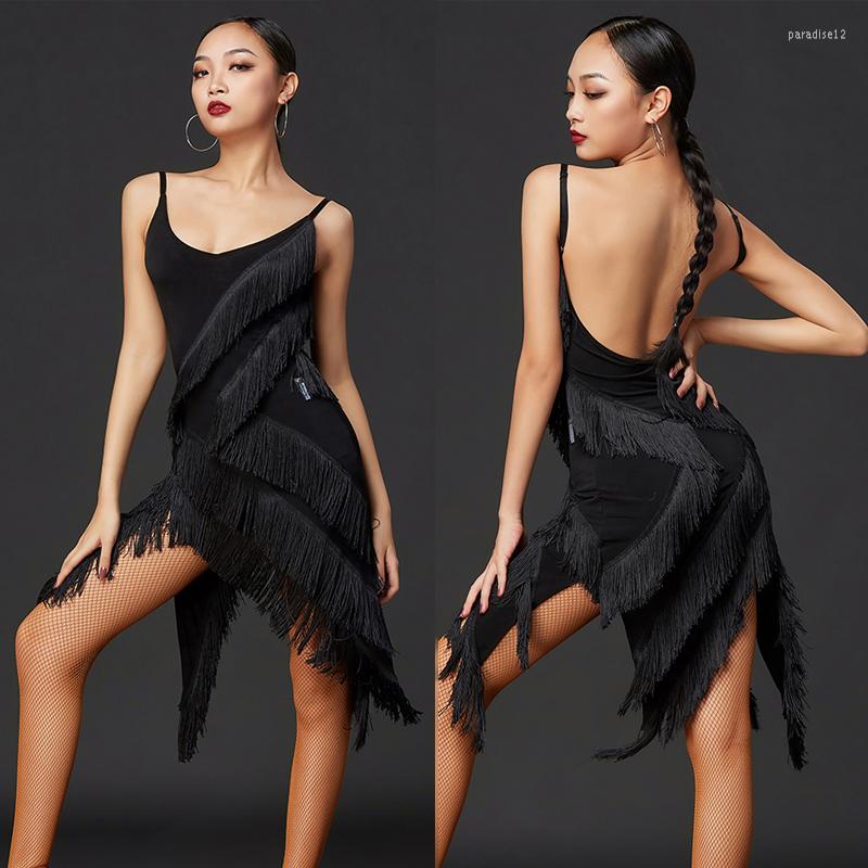 Stage Wear 2023 Latin Dance Competition Dresses Sexy Backless Fringed Dress Chacha Samba Tango Performance DQS6586, Black
Stage Wear 2023 Latin Dance Competition Dresses Sexy Backless Fringed Dress Chacha Samba Tango Performance DQS6586, Black