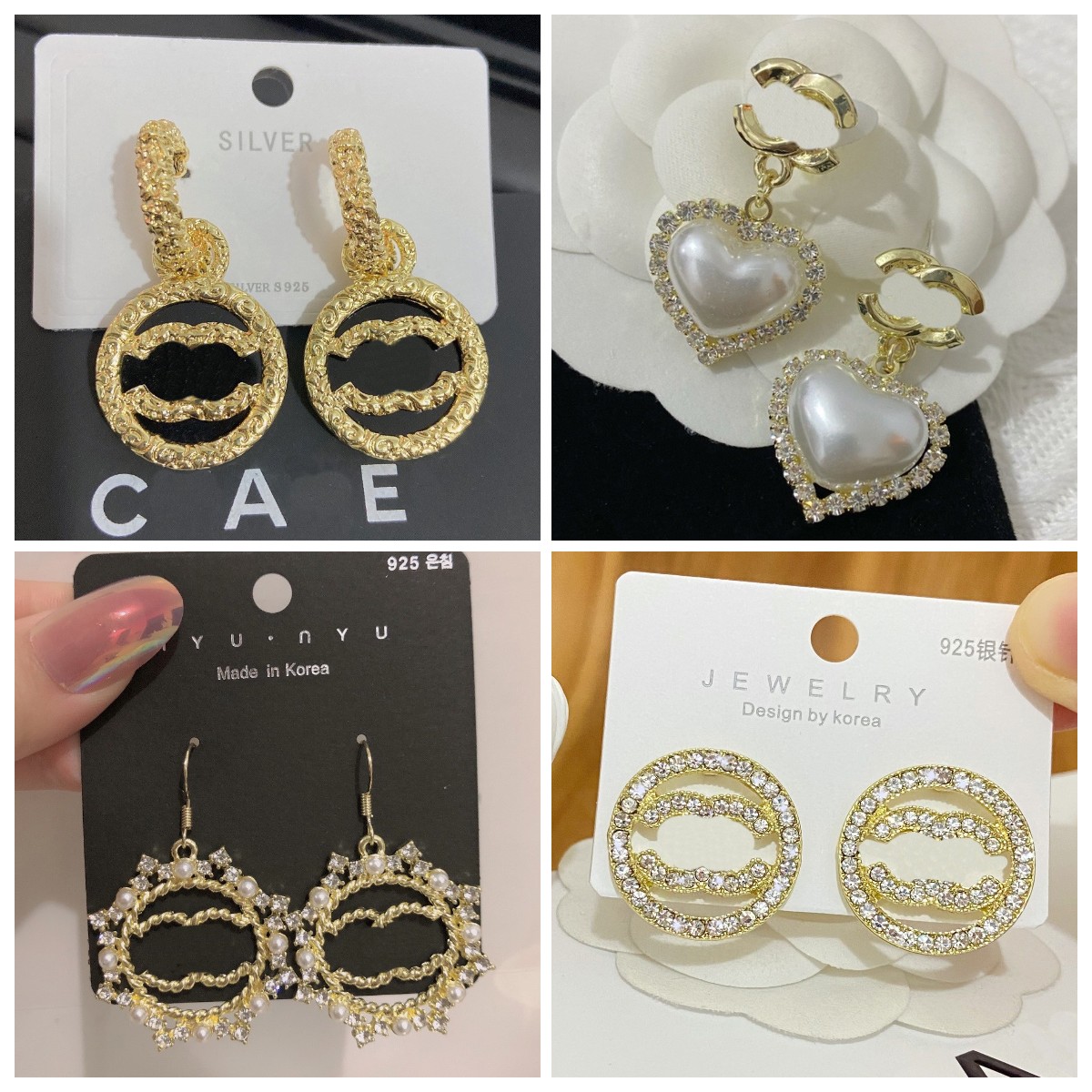 Diamond Pearl Dangle Earrings 18K Gold Plated 6 Style Luxury Earrings Women's Love 2023 New Brand Stud Heart Earrings Fashion Family Gifts Spring Jewelry Wholesale
Diamond Pearl Dangle Earrings 18K Gold Plated 6 Style Luxury Earrings Women's Love 2023 New Brand Stud Heart Earrings Fashion Family Gifts Spring Jewelry Wholesale