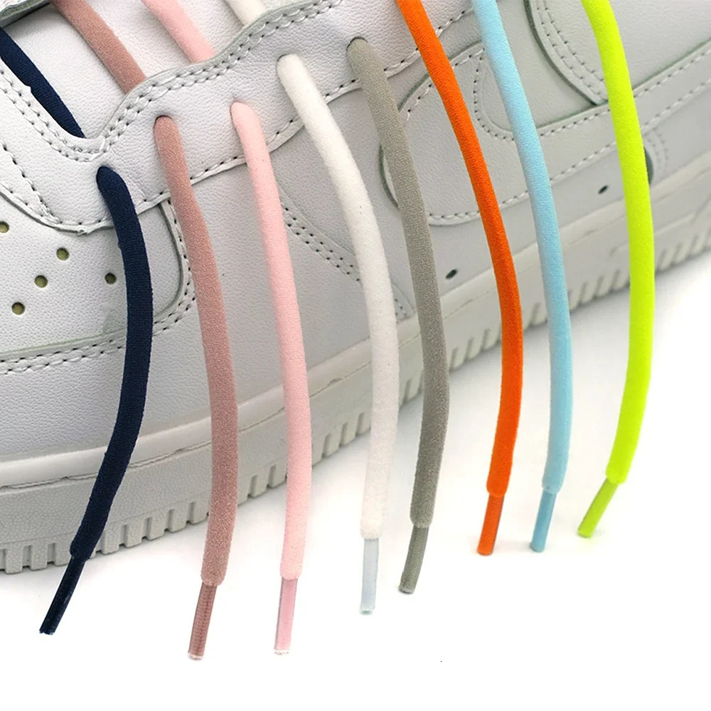 Shoe Parts Accessories Elastic tie free shoelaces semi circular for childrens and adult sports shoes 231121