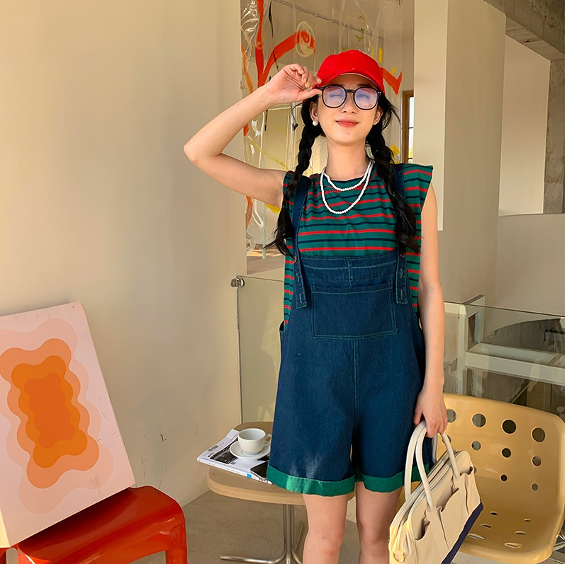 Family Matching Outfits Mom And Daughter Son Matching Clothes Sets Mother Baby Jumpsuit Combination Women's Summer Overalls Girls Boys Clothing O