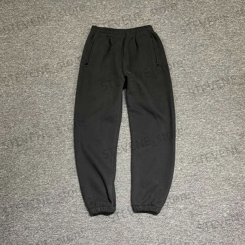 Men's Pants Solid SEASON 6 Sweatpants Men Women Best Quality Pants Velvet Cotton Season Series Trousers Zipper Pocket Tag T231121