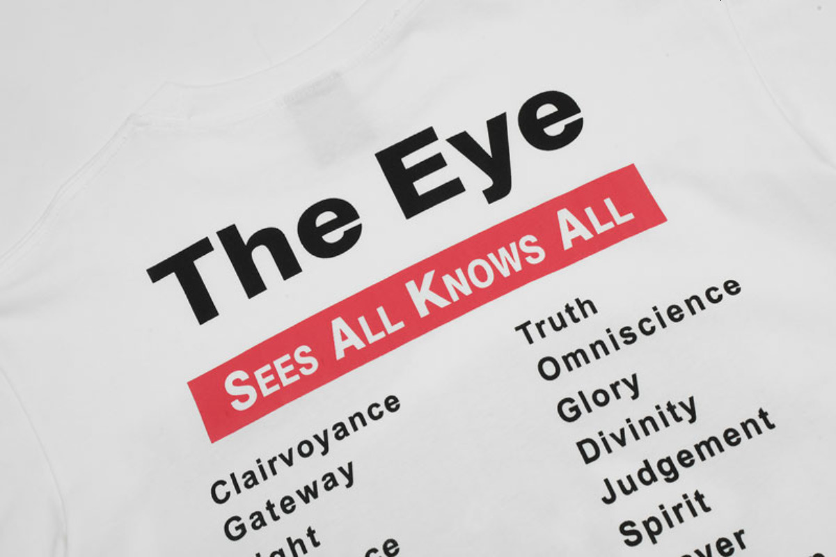 Mens TShirts Hiphop Eyeliner Pattern Cotton Tshirt Men and Women Punk Street Clothes Harajuku with Summer Fashion Loose Gothic 230420