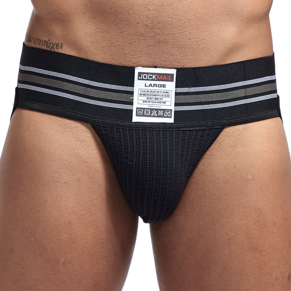 Underpants JOCKMAIL Sexy Men Underwear Briefs Athletic Jock Strap Supporter Jockstrap Naturally Contoured Waistband 7 Colors MXXL SIZE 230420