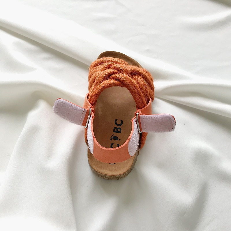 Sandals Toddler Boys and Girls Summer Beach Leisures Sandals Wear Two Style Kids Hemp Sandals Anti-kick Children's Sandals Shoes Soft 230421