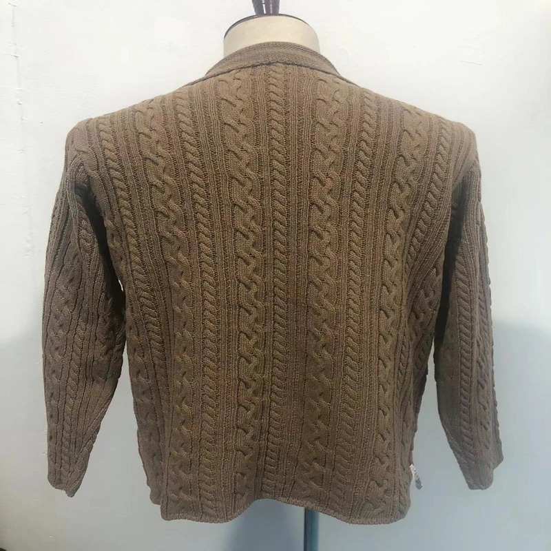 Men's Sweaters Men Casual Knitting Tailored Collar Cardigan Autumn Winter Solid Long Sleeve Male Daily Style Pocket Black Sweater Coat 231120