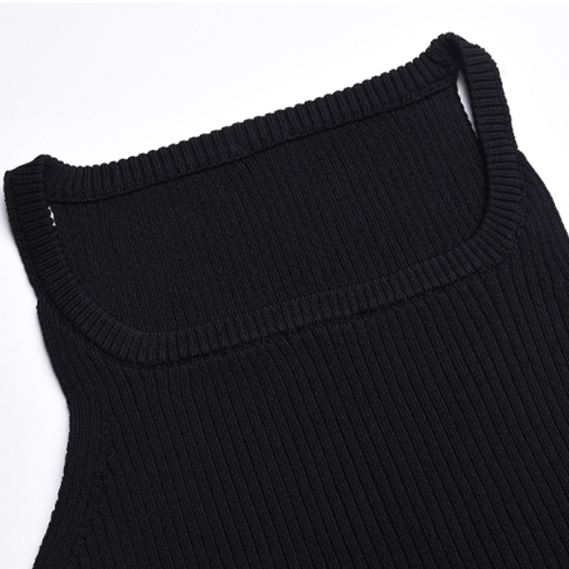 Camisoles Tanks AEL Fashion Women Vest Shirts Casual Lady Tight Tops Elastic Knitted Camisole Shirts Solid Women Bottoming Shirts 230421