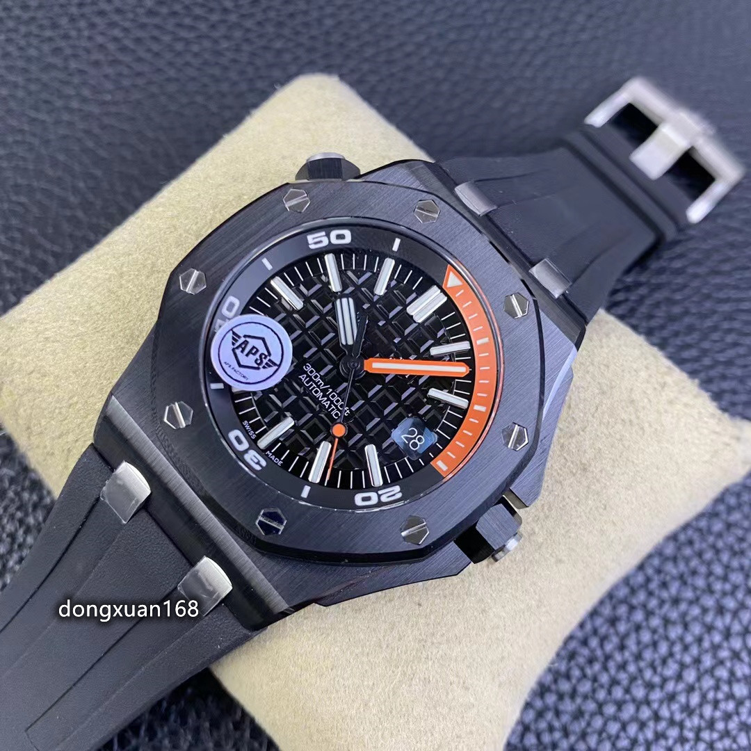 APSF 15707CE Watch diameter 42mm thick 14mm with 3120 integrated movement ceramic case Sapphire mirror natural rubber strap daily water proofing, As shown
APSF 15707CE Watch diameter 42mm thick 14mm with 3120 integrated movement ceramic case Sapphire mirror natural rubber strap daily water proofing, As shown