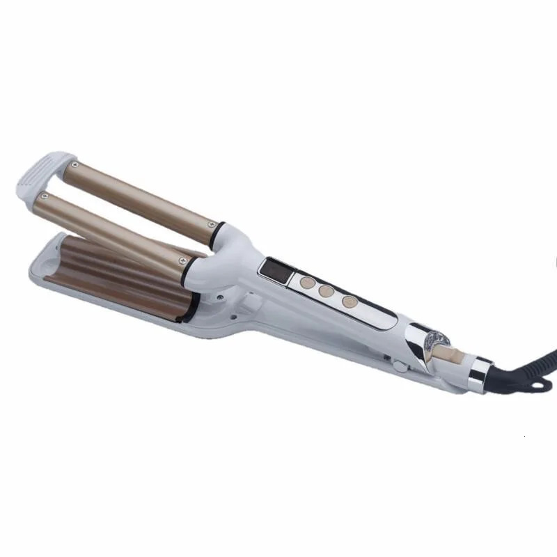 Curling Irons Curly hair artifact Three tube curling iron Liquid crystal display temperature Pear flower head hair curler hair curlers 231120