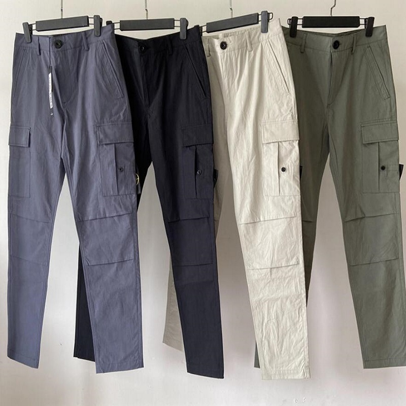 Europe Designer Newest Garment Dyed Cargo Pants Pocket Pant Outdoor Men Tactical Trousers Loose Tracksuit Size M-XXL