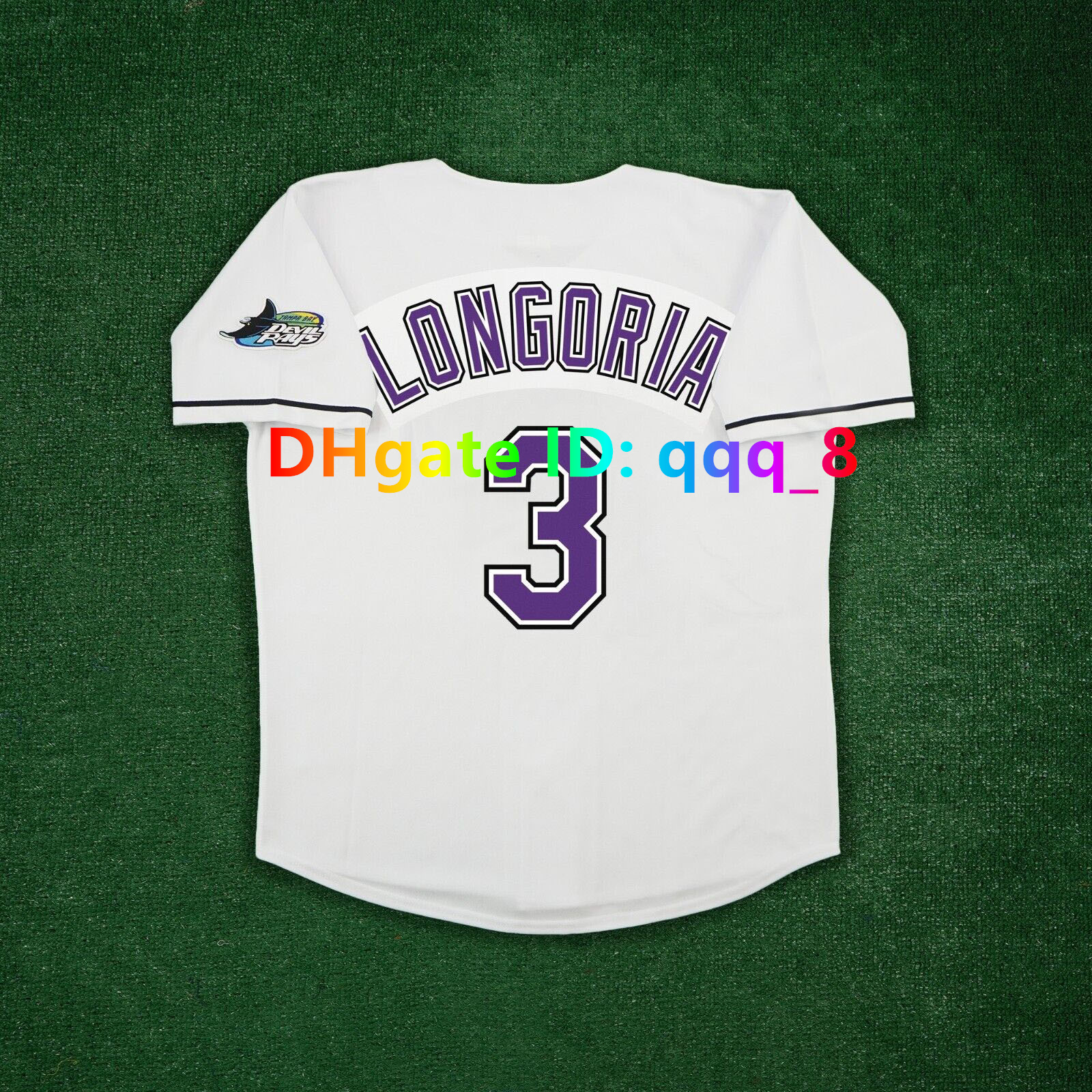 Wade Boggs Jose Canseco Vintage Devil Rays Baseball Jersey Randy Arozarena Evan Longoria Wander Franco Fred McGriff Carl Crawford Dwight Gooden Yandy 
