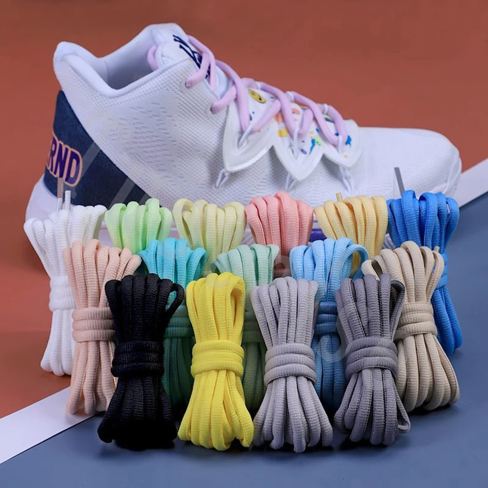 Shoe Parts Accessories 1 pair of oval shaped sports shoes with lace semi circular classic round adult unisex casual boots 231121