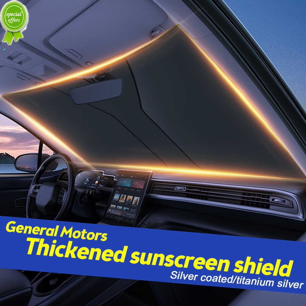 Car Windshield Sun Shade Covers Visors Windshield Cover UV Protection Sun For Tesla Model 3 Y Accessories Automotive Interior