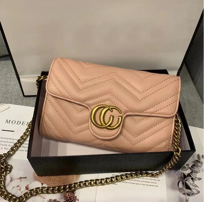Top quality Women Chain Shoulder Crossbody Bags Lady Purse Messenger GG Bag Designer Handbags Wallets backpack female purse 7713-1, White
Top quality Women Chain Shoulder Crossbody Bags Lady Purse Messenger GG Bag Designer Handbags Wallets backpack female purse 7713-1, White