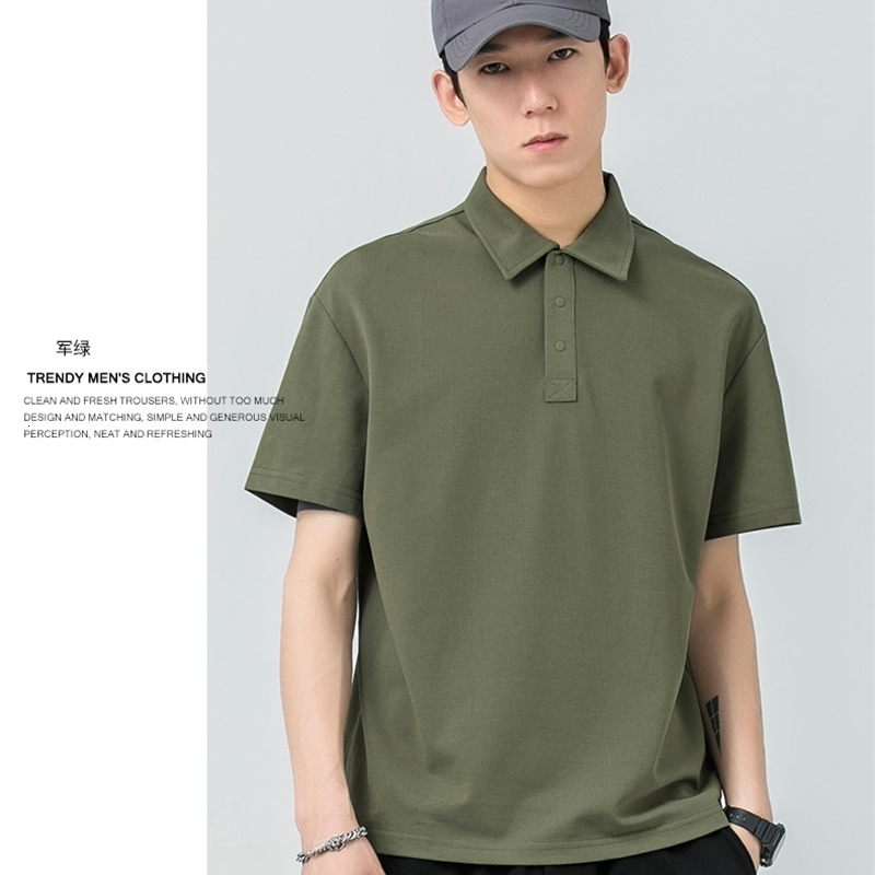 Men's Polos Personalized Customize men polo shirt short sleeve advertising shirt A1098 light grey navy blue black red cotton 230421