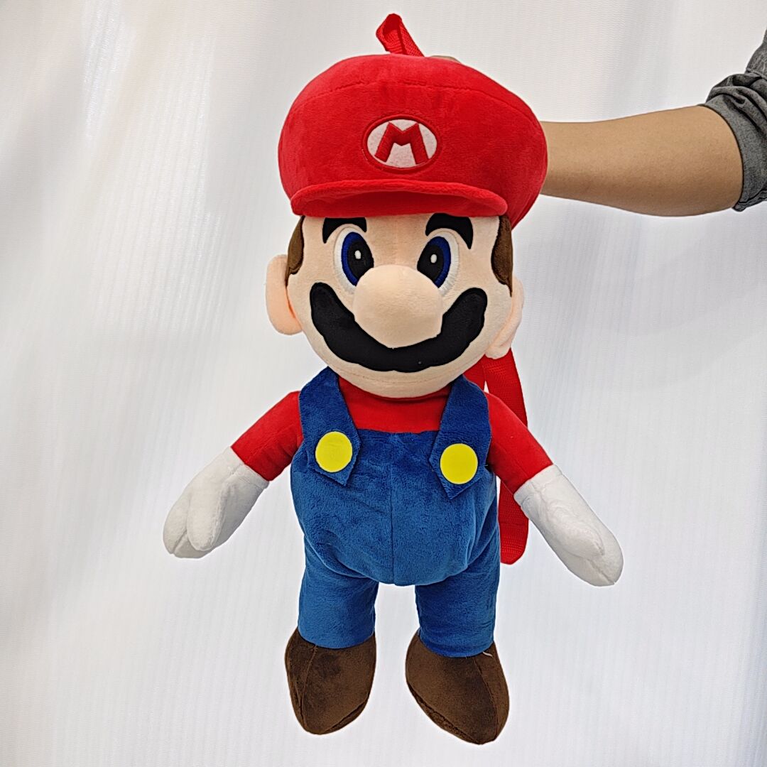Fashion Mari Red Bros Plush Backpack Cute Soft Accessories Zipper Double Shoulder Bag Wholesale Factory Price Kids Toys, Mix 40cm/350g
Fashion Mari Red Bros Plush Backpack Cute Soft Accessories Zipper Double Shoulder Bag Wholesale Factory Price Kids Toys, Mix 40cm/350g