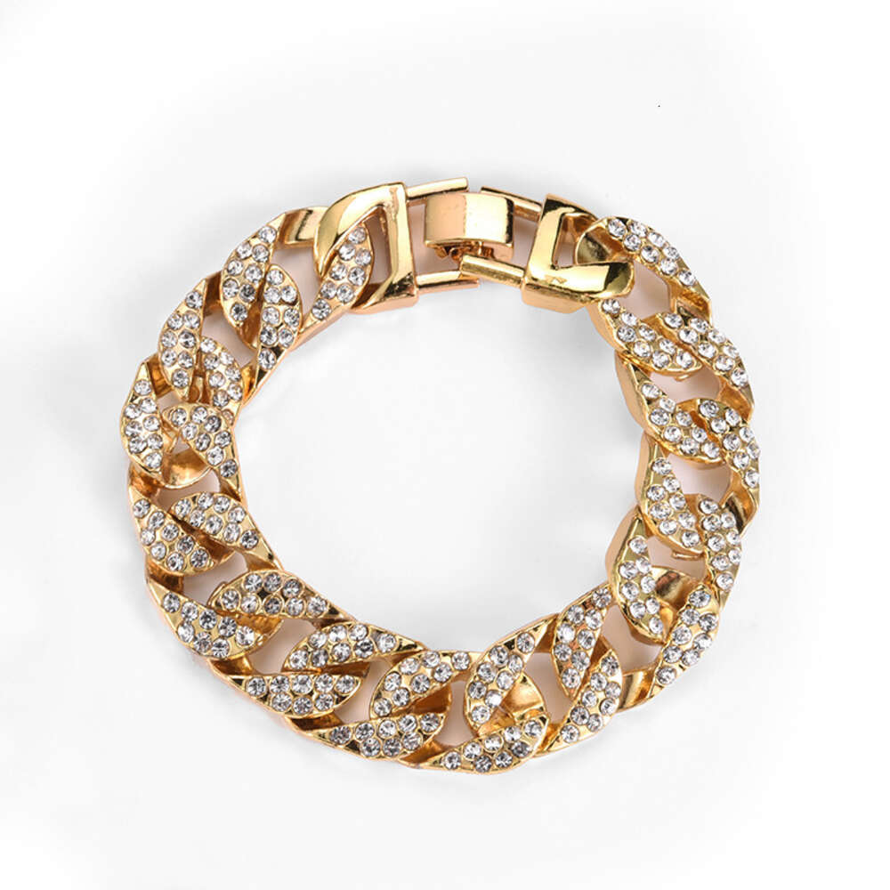 Hiphop Performance Trendy Street Dance Full Diamond Bracelet Z Sales