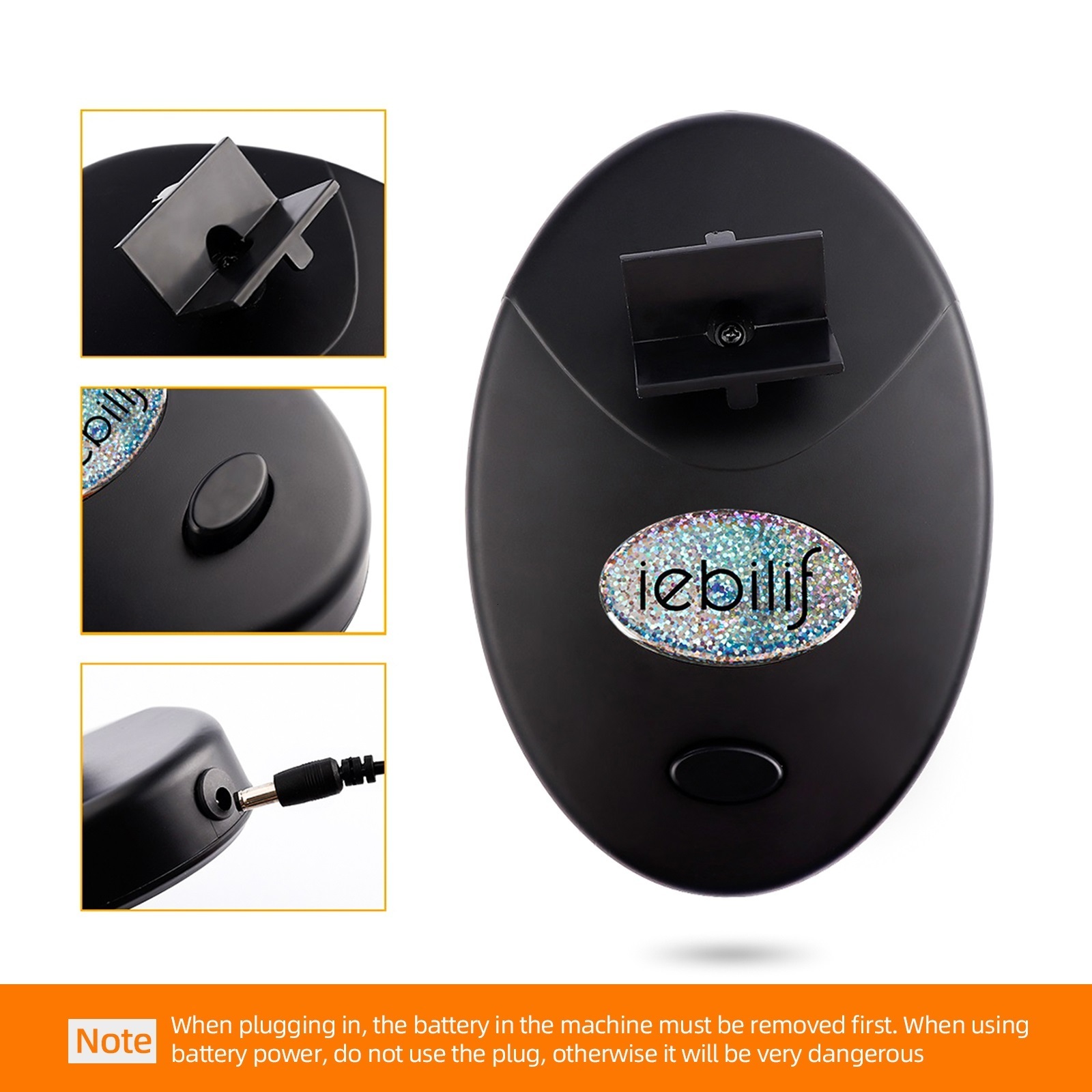 Nail Practice Display Electric Polish Shaker Machine Gel Bottle Shaking Device Portable Varnish 230421