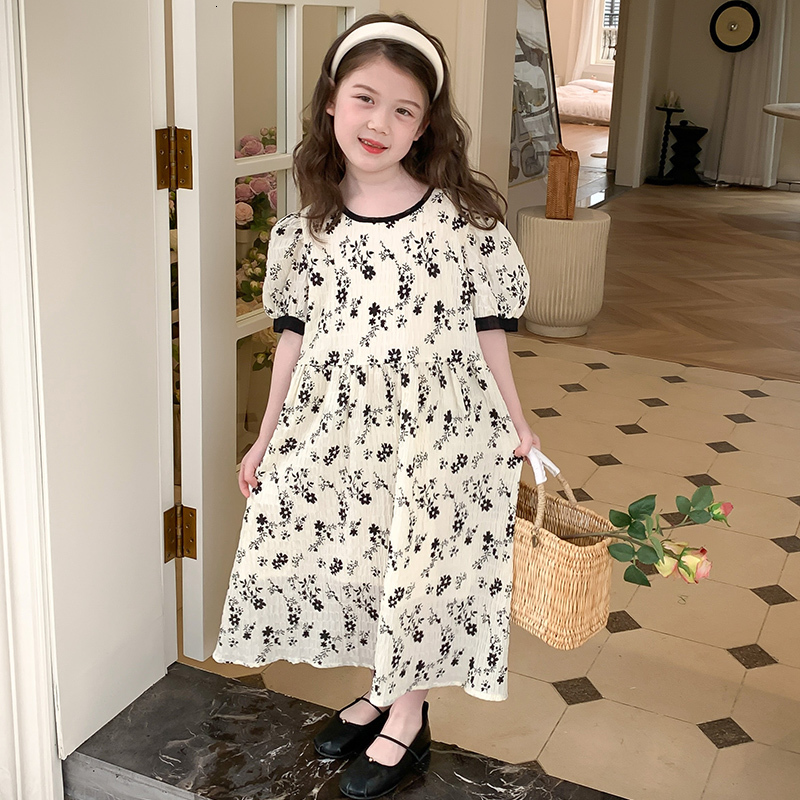 Family Matching Outfits Mom and daughter Long Floral Dress Summer Family Look Flowers Print Mommy and Me Clothes Baby Girl Matching Family Outfits Kid