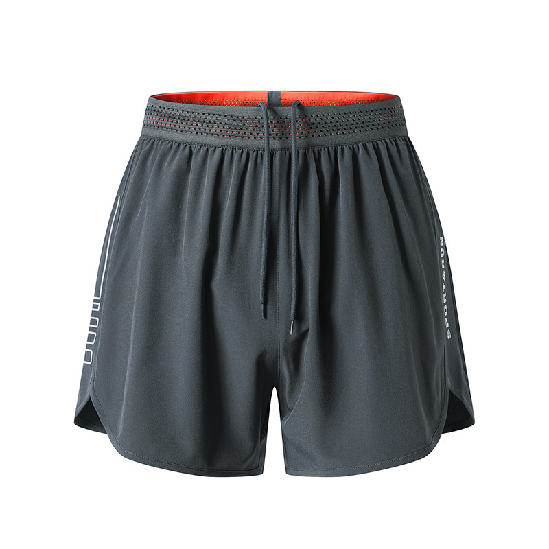 Men's Shorts 2 in 1 Men's Running Shorts Jogging Gym Short S-4XL Man Sports Short Pants Cycling Shorts with Mesh Inner Solid Breeches 230421