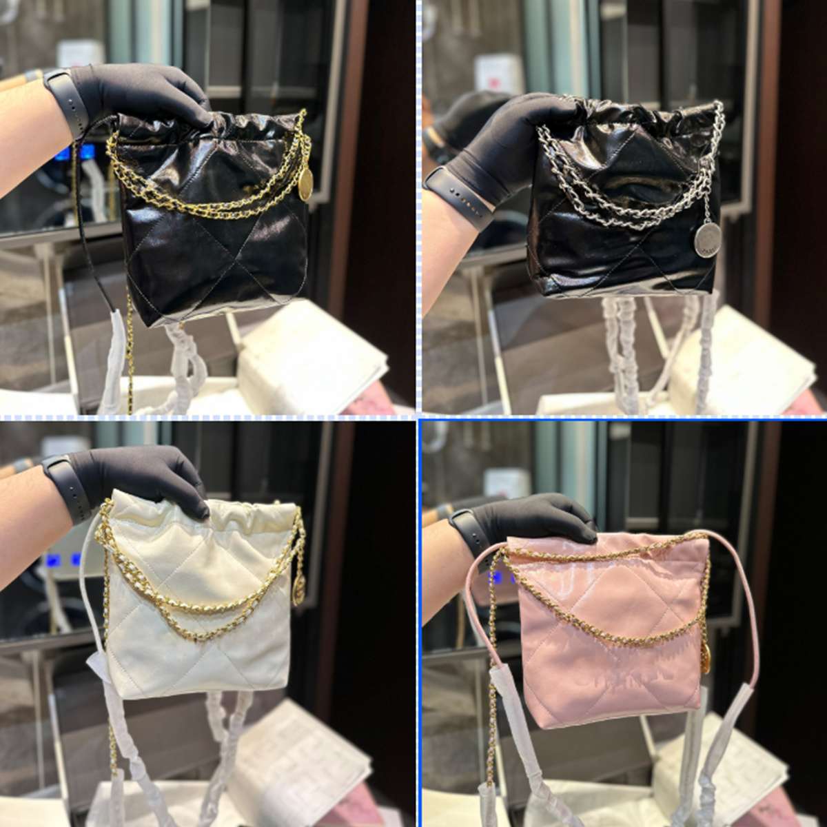 Luxury Designer Channel Women bag Crossbody Shoulder Bag Small 22 bag fashion shopping bag glod chain travel shoulder bags for women chain purse womens wallet, Yellow glod hardware
Luxury Designer Channel Women bag Crossbody Shoulder Bag Small 22 bag fashion shopping bag glod chain travel shoulder bags for women chain purse womens wallet, Yellow glod hardware