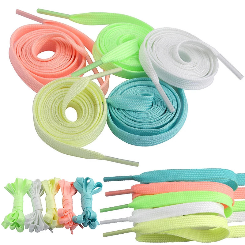Shoe Parts Accessories 1 pair of shoes luminous sports accessories elastic lace shoelaces childrens 231121