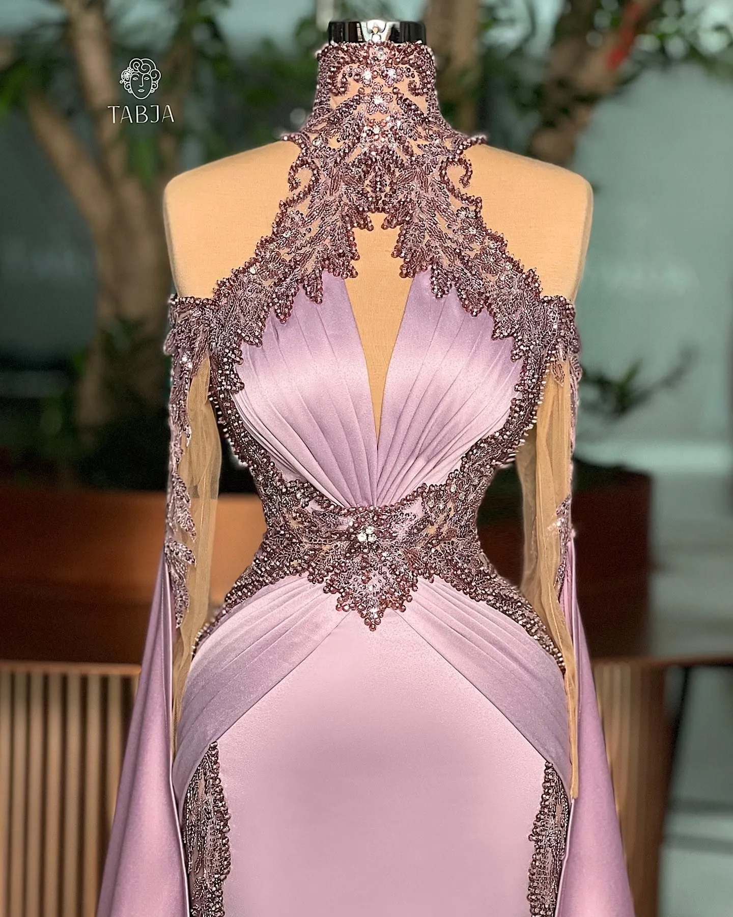 Prom Dresses Mermaid Crystals Beaded Long Sleeves Overskirt Satin Custom Made Ruched Evening Party Gowns Vestidos Plus Size