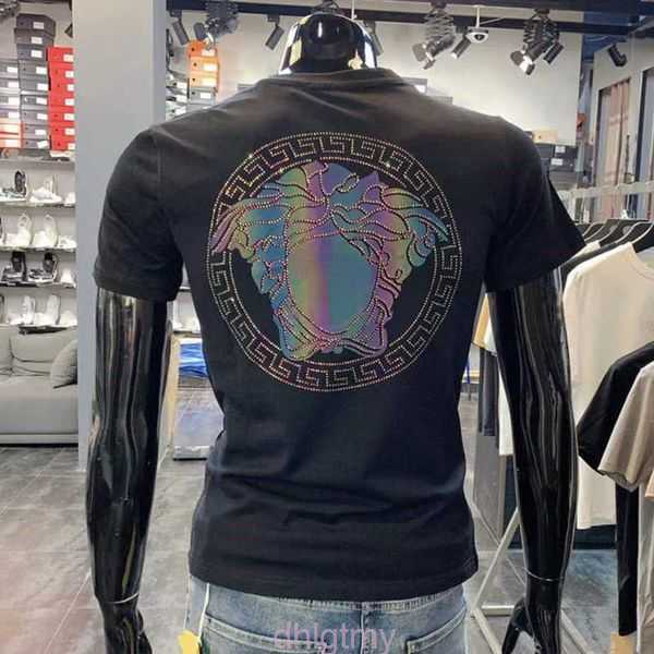 t short sleeved Fashion mens shirt cotton sweatshirt Medusa diamond embroidery pullover tee designer tshirt men women hip-hop round neck T-shirt 4xl 5xl FL67, White2
t short sleeved Fashion mens shirt cotton sweatshirt Medusa diamond embroidery pullover tee designer tshirt men women hip-hop round neck T-shirt 4xl 5xl FL67, White2