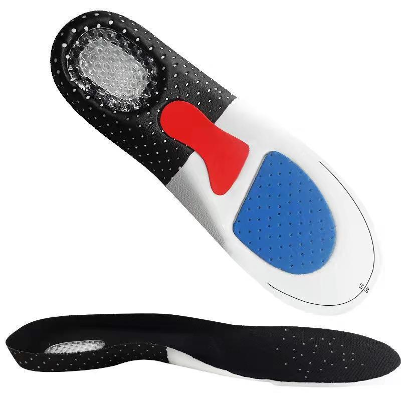 Shoe Parts Accessories Silicone Sport Insoles Ortic Arch Support Pad Running Gel Men Women Breathable Cushion 230421
