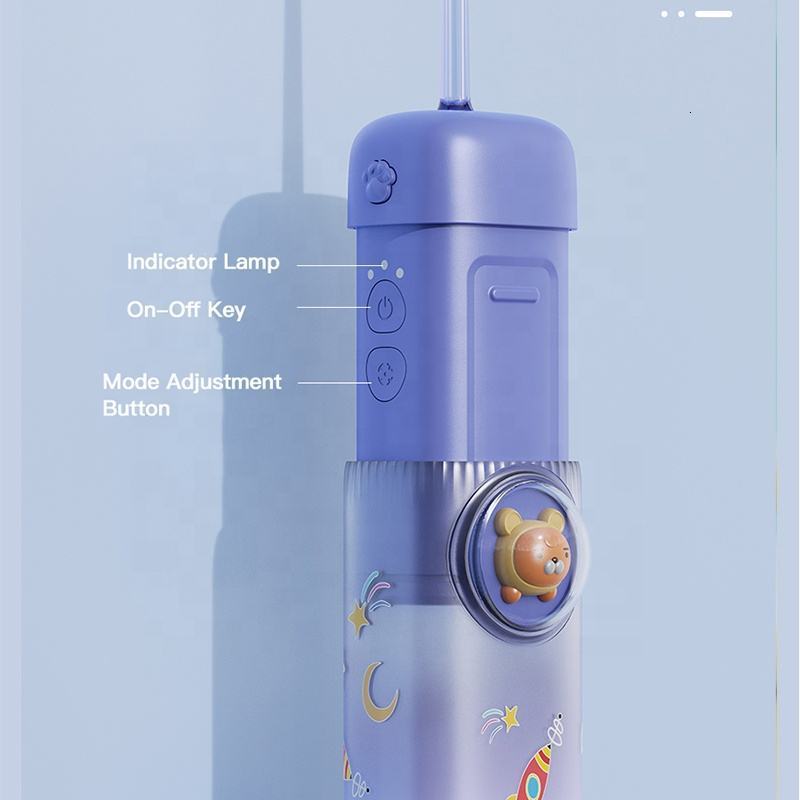 Other Oral Hygiene Mini Kid Electric Irrigator Portable Cordless Dental Flosser Teeth Cleaning Care Appliance Children Water 230421