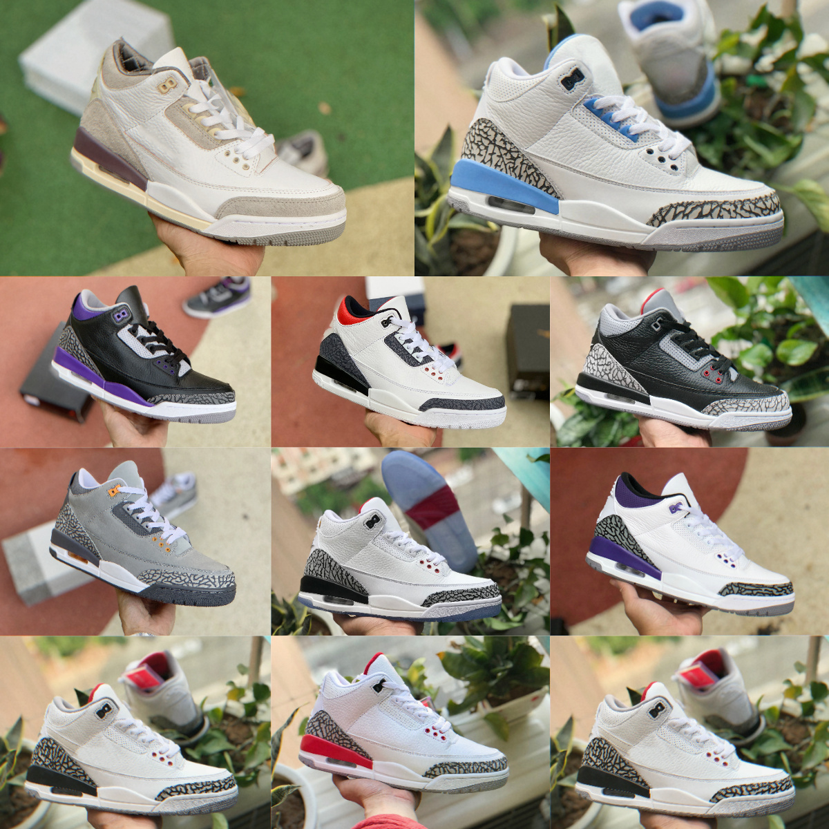 Jumpman Free Throw Line 3 3s Basketball Shoes Men Dark Iirs Cool Grey a Ma Maniere Unc Jordens Hall of Fame Racer Blue Retros Black Cement Pure White Trainer Sneakers
Jumpman Free Throw Line 3 3s Basketball Shoes Men Dark Iirs Cool Grey a Ma Maniere Unc Jordens Hall of Fame Racer Blue Retros Black Cement Pure White Trainer Sneakers