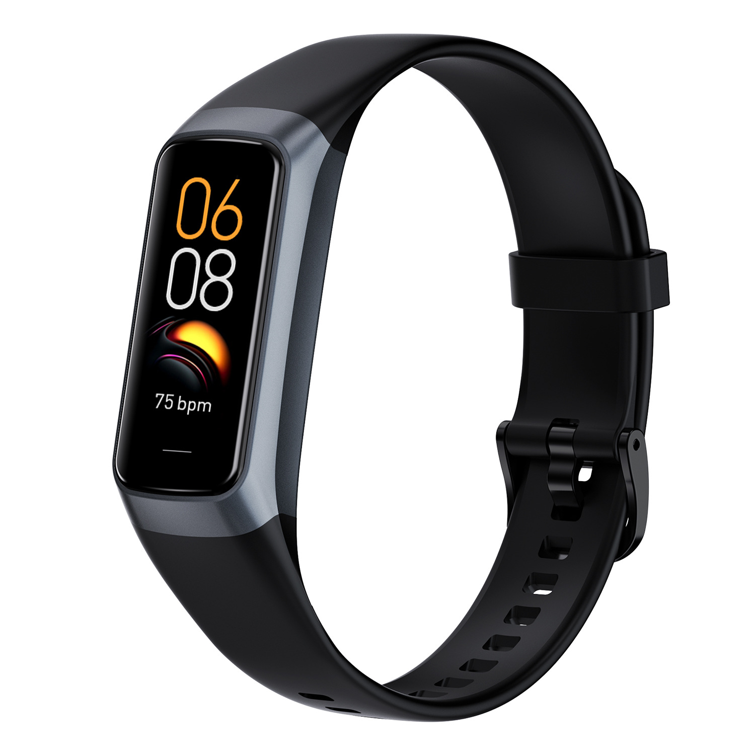 C60 Smart Bracelet Amoled Screen Heart Rate Blood Fitness Tracker SmartBand For Women Men Fashion Sport Smartwatch