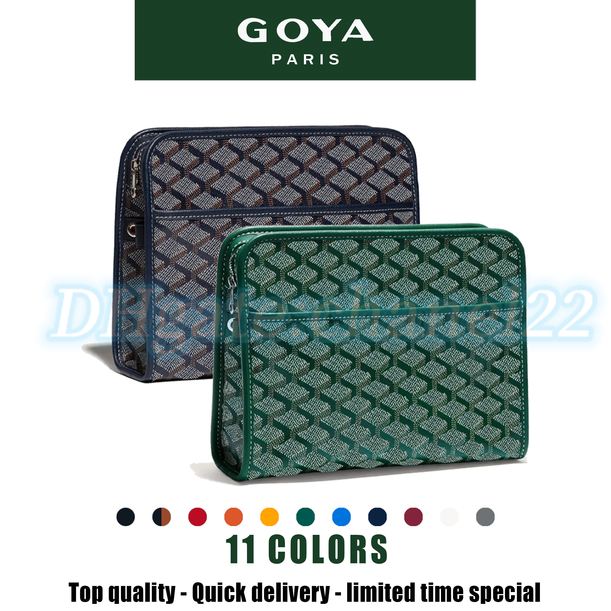 Goya Toiletry Kits large Bags woman JOUVENCE Wallet Designer Luxury womens mens purse wash Clutch bag Genuine leather handbag CrossBody tote Shoulder Cosmetic bags, Green
Goya Toiletry Kits large Bags woman JOUVENCE Wallet Designer Luxury womens mens purse wash Clutch bag Genuine leather handbag CrossBody tote Shoulder Cosmetic bags, Green