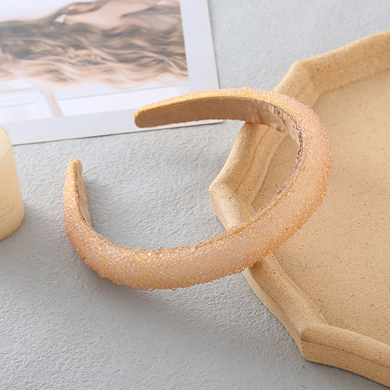 Shiny Rhie Headband Elegant Crystal Band Fashion Women's Hair Accessories