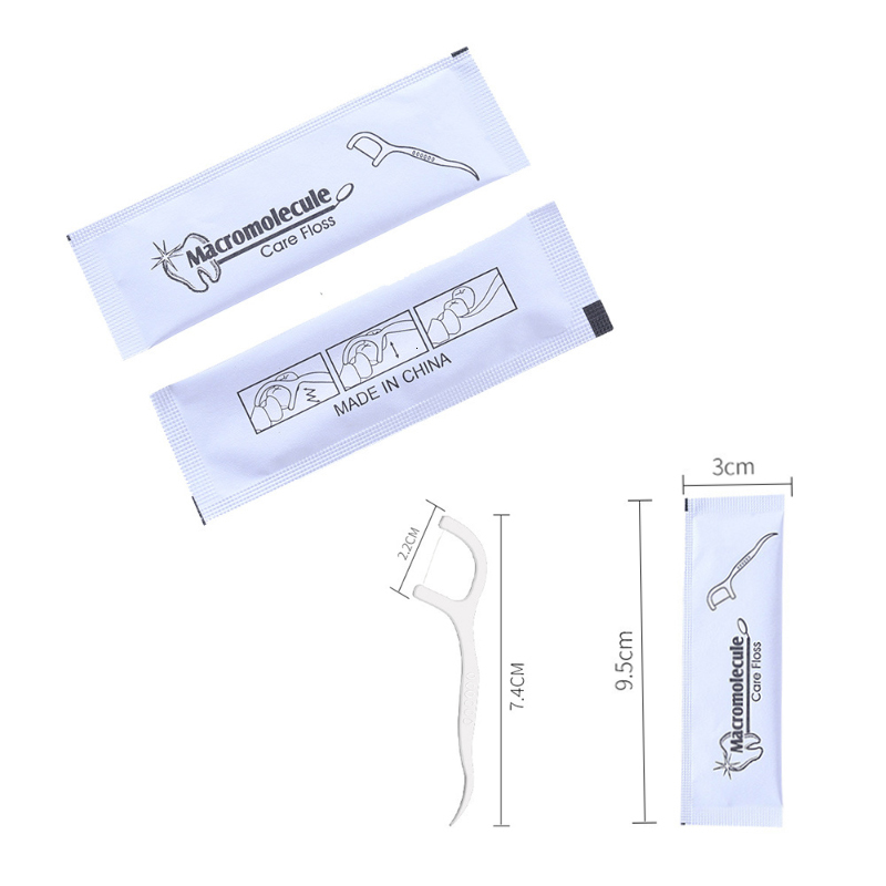 Dental Floss Picks Individually Wrapped Single Travel Unflavored 230421