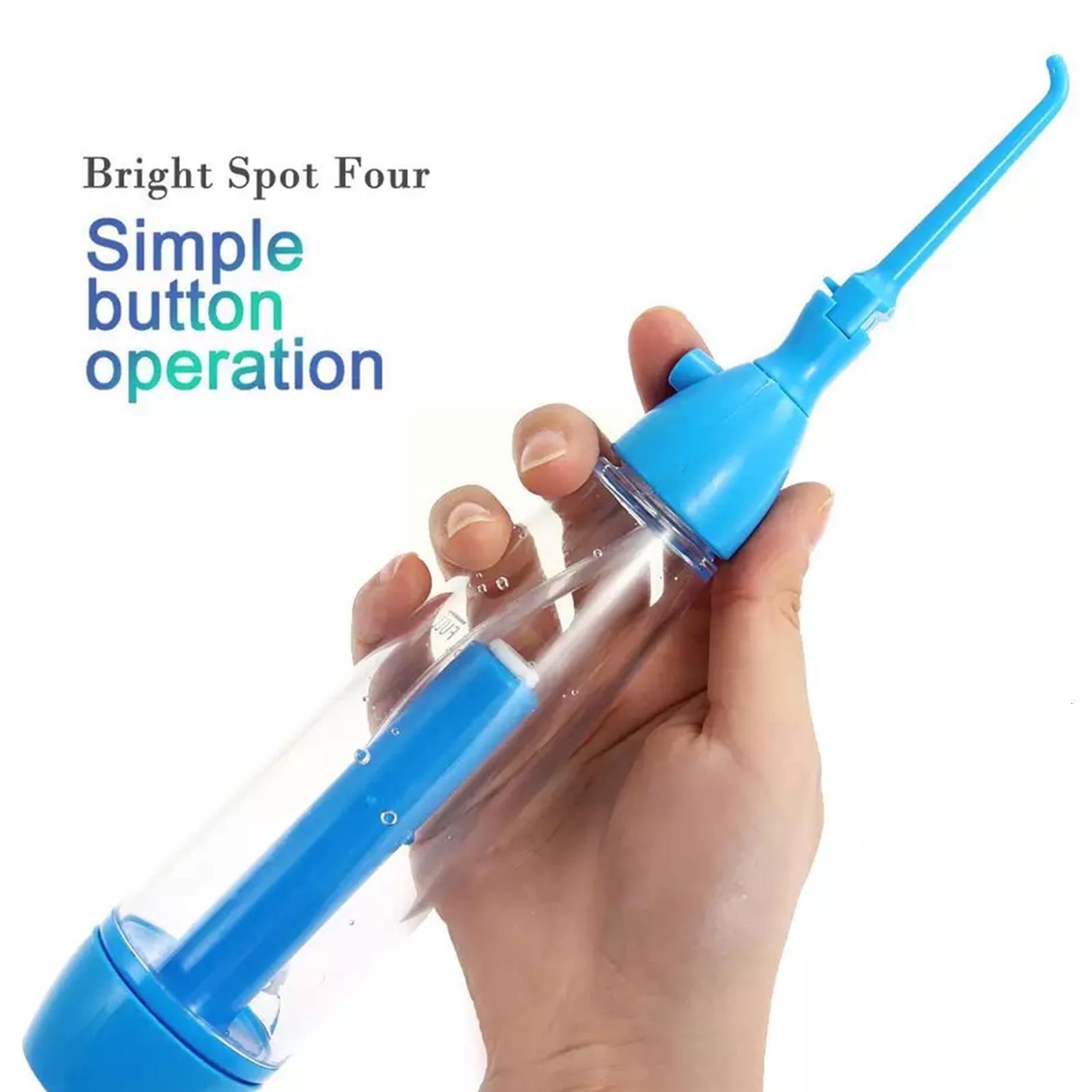 Other Oral Hygiene Irrigator Teeth Cleaner Water Jet Tooth Health Portable Household Flossing Nonelectric D3B6 230421