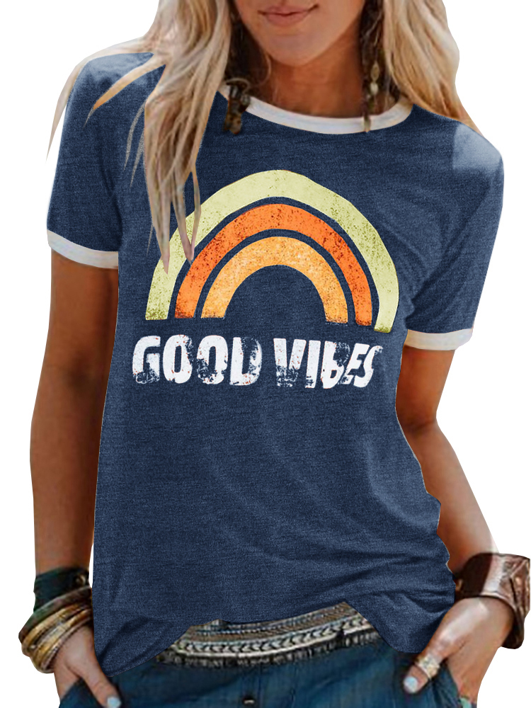 Women's T-Shirt Graphic T Shirts Women Short Sleeve Tshrits Spring Summer Funny Casual Tshirt Ladies Printing Tee Shirt T-shirts Tops 230422