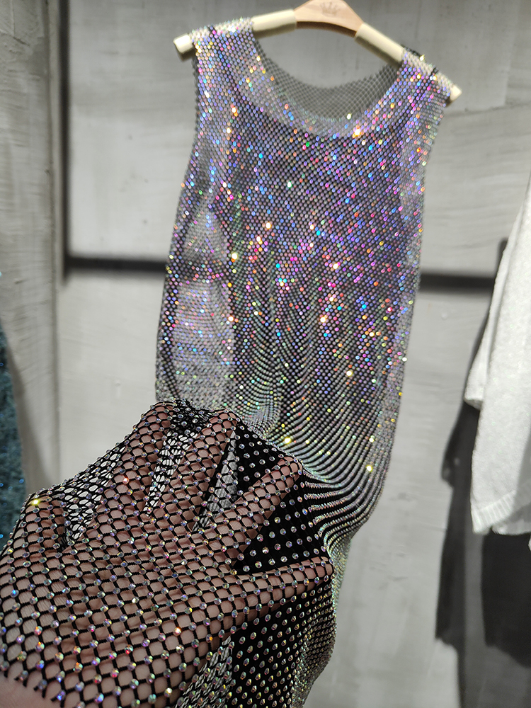 Casual Dresses Color Mesh Diamond Crystal Dress Party Dance DIsc Sparkling Vestido Midi Elegante Sexy Dress Women Club Sexy Dress Women 230508, Black
Casual Dresses Color Mesh Diamond Crystal Dress Party Dance DIsc Sparkling Vestido Midi Elegante Sexy Dress Women Club Sexy Dress Women 230508, Black
