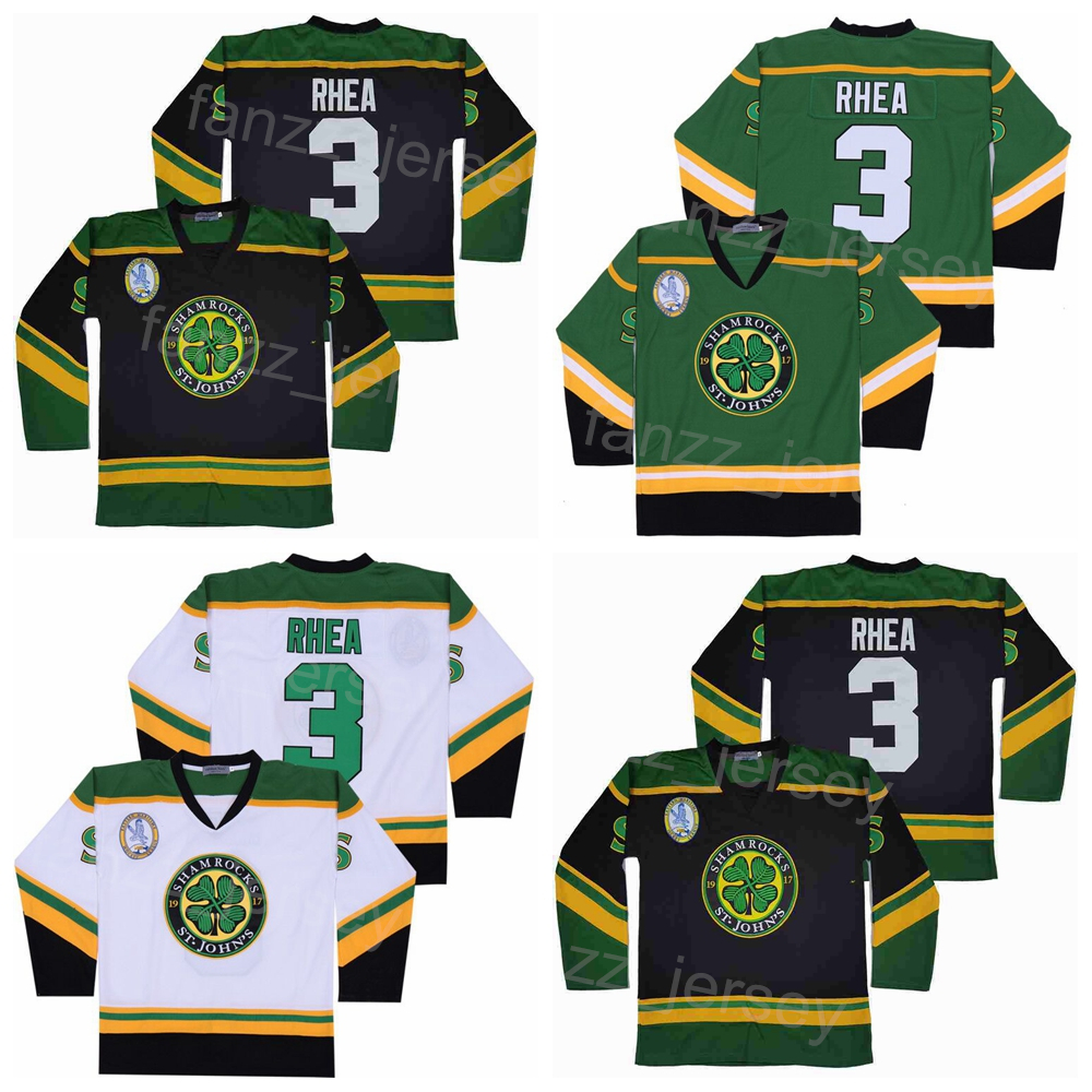Hockey College 3 ST Johns Shamrocks Jersey Ross The BOSS Rhea Movie Team Black Color Green Away White All Stitched University Breathable Retro Pullover Pure Cotton
Hockey College 3 ST Johns Shamrocks Jersey Ross The BOSS Rhea Movie Team Black Color Green Away White All Stitched University Breathable Retro Pullover Pure Cotton