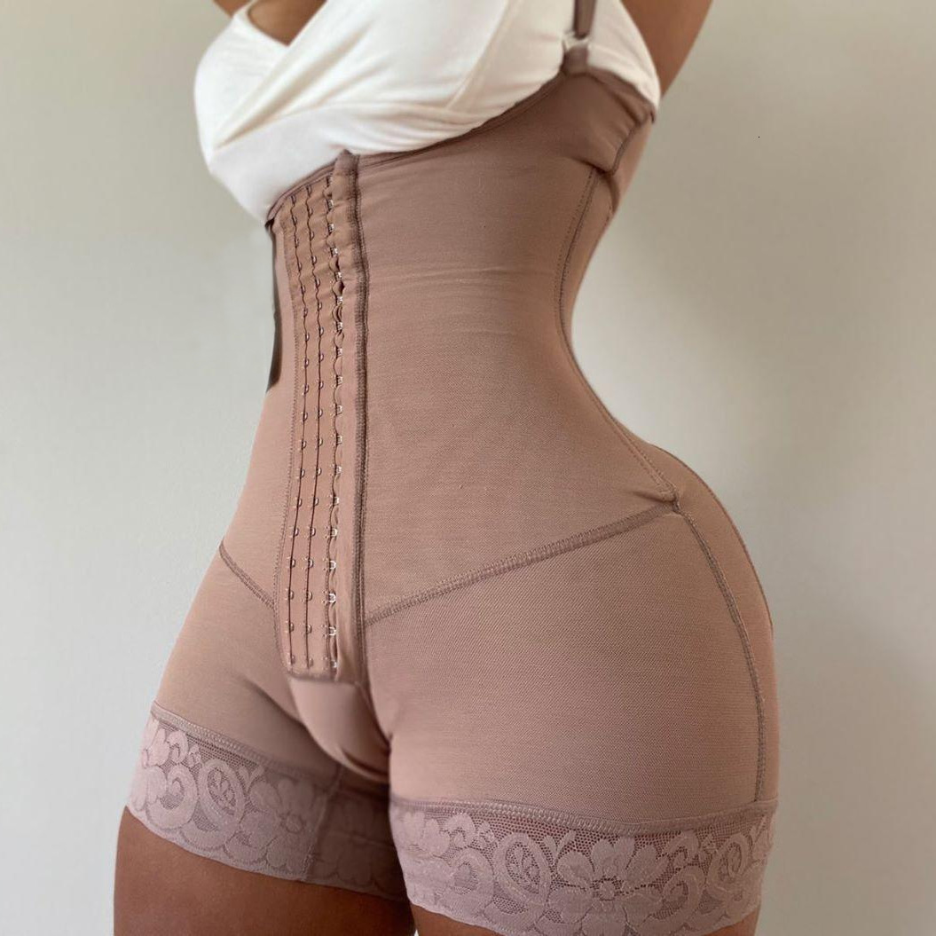 Women's Shapers Full Body Shaper Reductive Girdles Under bust Corset Bodysuit Waist Trainer Butt Lifter Shapewear Slimming Underwear Fajas 230422