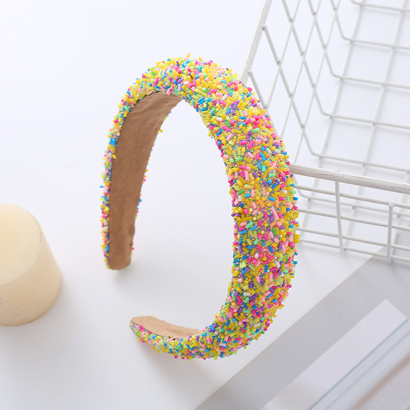 Luxury Designer Sweet Candy Color Hairband Make Up for woman Donut Headband Fashion Korean Style Female Star Hair Hoop Free Ship