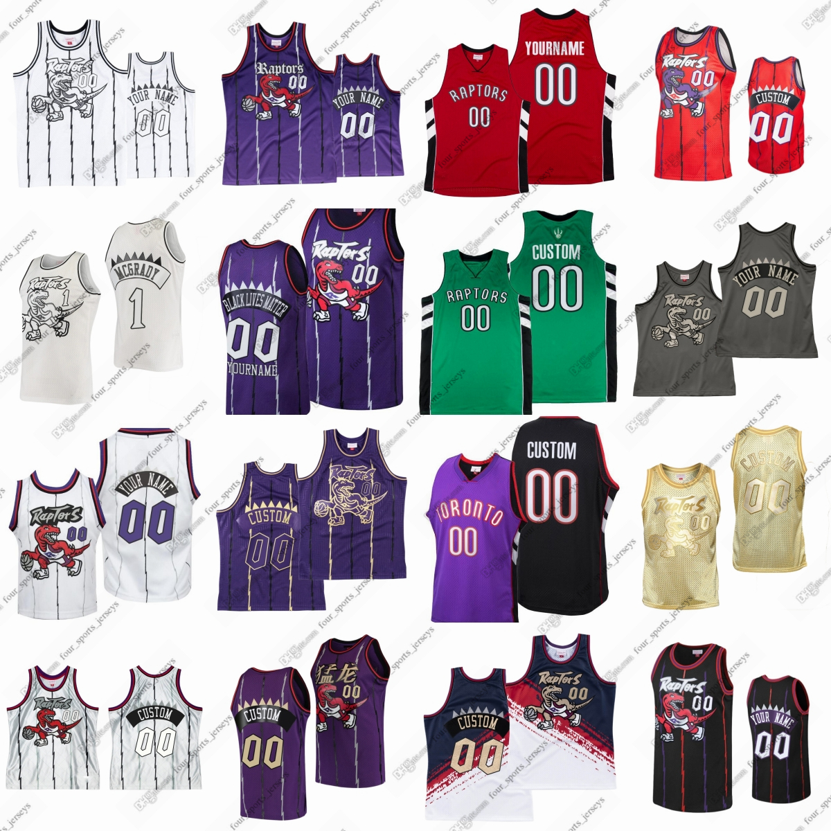 Custom 1998 Retro Mitchell and Ness Basketball Jersey Vince Carter Tracy McGrady Kyle Lowry Kawhi Leonard DeMar DeRozan Damon Stoudamire Chris Bosh stitched top, Picture
Custom 1998 Retro Mitchell and Ness Basketball Jersey Vince Carter Tracy McGrady Kyle Lowry Kawhi Leonard DeMar DeRozan Damon Stoudamire Chris Bosh stitched top, Picture