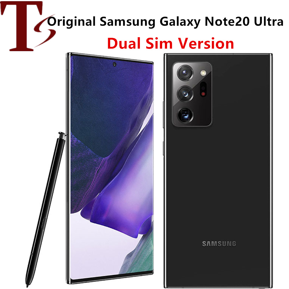 samsung galaxy note 20 ultra 5g note20 ultra dual sim n986 128gb original mobile phone octa core exynos 990 6 9 12gb ram 108mpdual 12mp