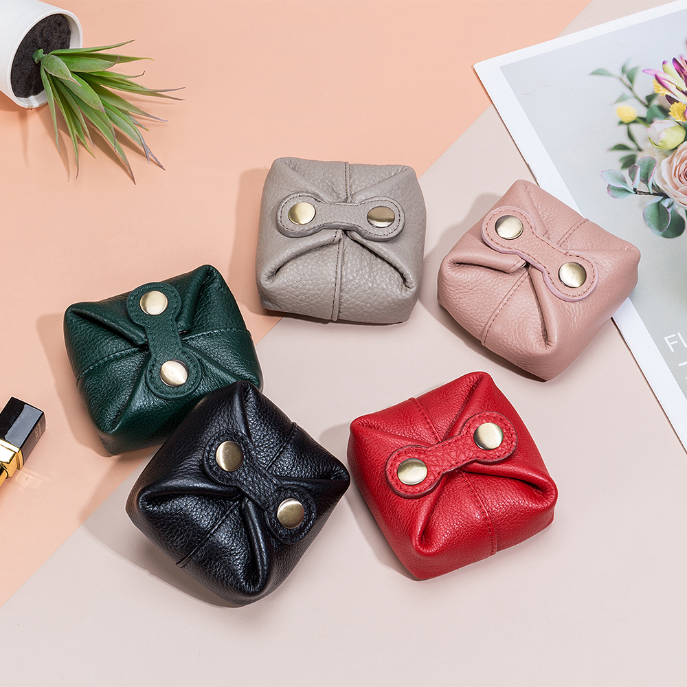 Cosmetic Bags Cases Real Leather Women Bag Cute Makeup Pouch Travel Small Earphone Keys Box Lipstick Organizer Case Fashion Mini Coin Purse 230421