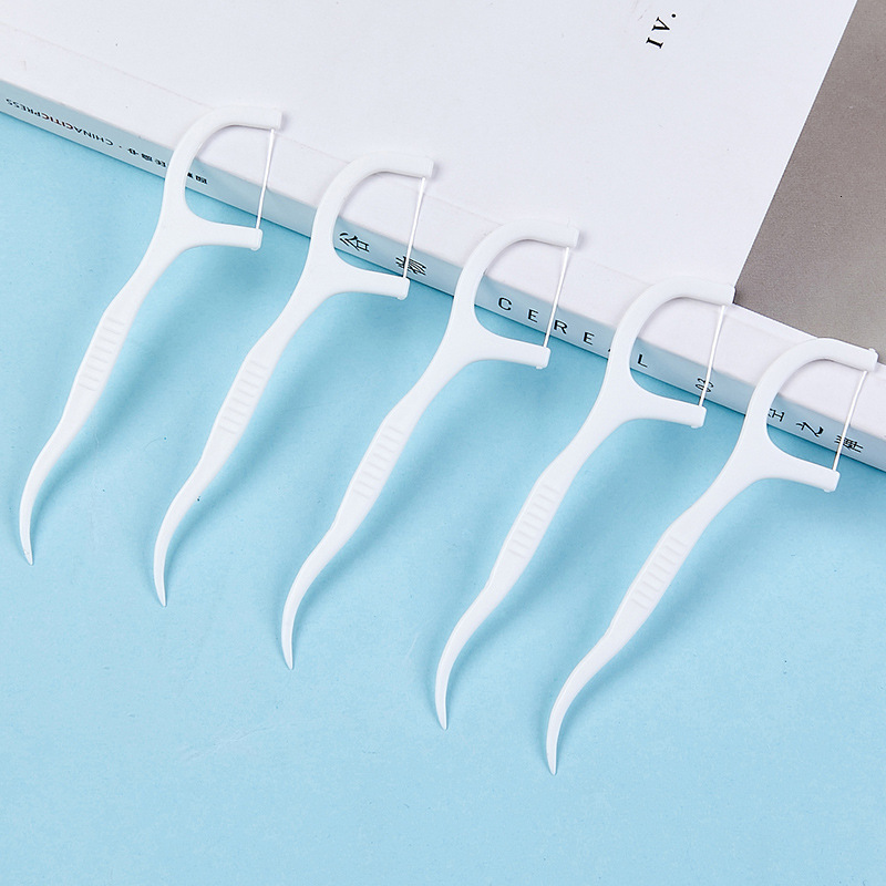 Dental Floss Picks Individually Wrapped Single Travel Unflavored 230421