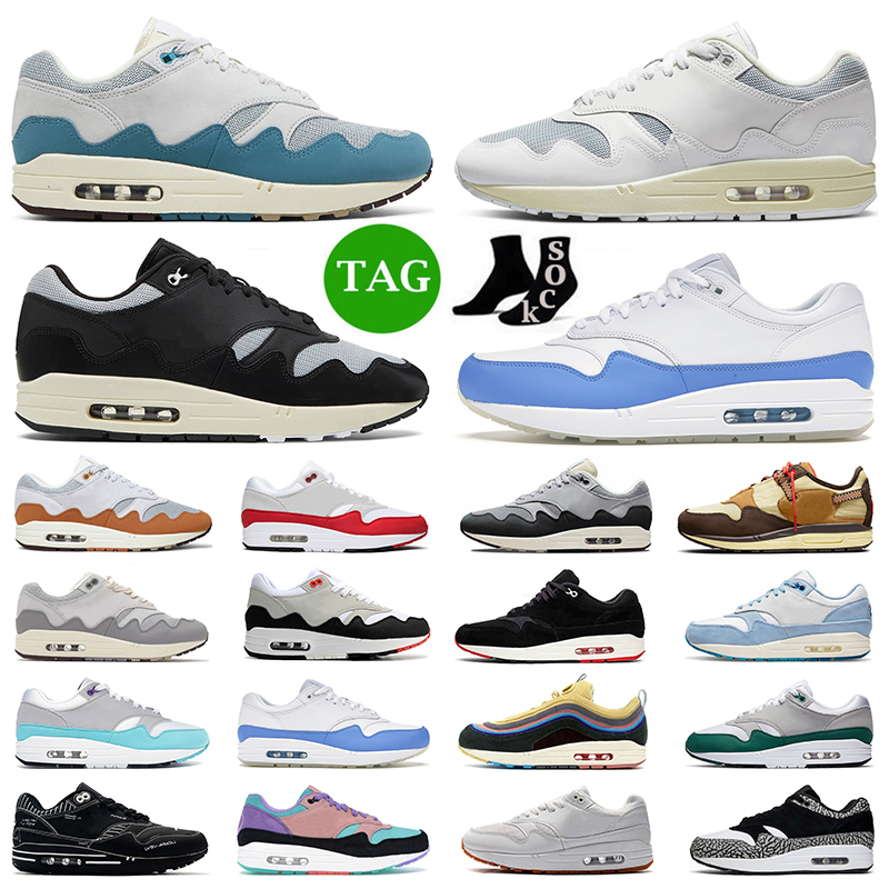 Patta Waves OG 1 running shoes men women 1s White Black Noise Aqua Maroon Patch Blue Blueprint Bred University Red London mens trainers sport sneakers, #26
Patta Waves OG 1 running shoes men women 1s White Black Noise Aqua Maroon Patch Blue Blueprint Bred University Red London mens trainers sport sneakers, #26