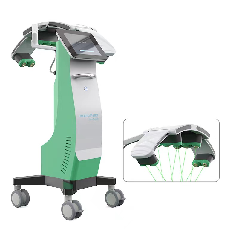 Vertical Laser Lipolysis physio Fat Removal Weight Loss Legs Green 10D 532Nm Cold Laser For Fat Reduction