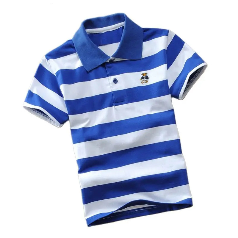 Polos Teenagers Children T-shirt Summer Boys Girls Short Sleeve Tops Sport Polo Shirt Kids School Costume Children 3-15 Years 231122