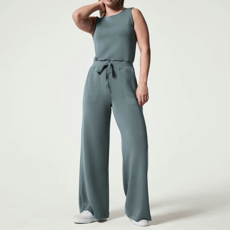 Women's Jumpsuits Rompers Air Essentials Jumpsuit Spring Solid Jumpsuits for Women Casual Loose Short Sleeve Belted Wide Leg Pant Romper 230422, Apricot
Women's Jumpsuits Rompers Air Essentials Jumpsuit Spring Solid Jumpsuits for Women Casual Loose Short Sleeve Belted Wide Leg Pant Romper 230422, Apricot