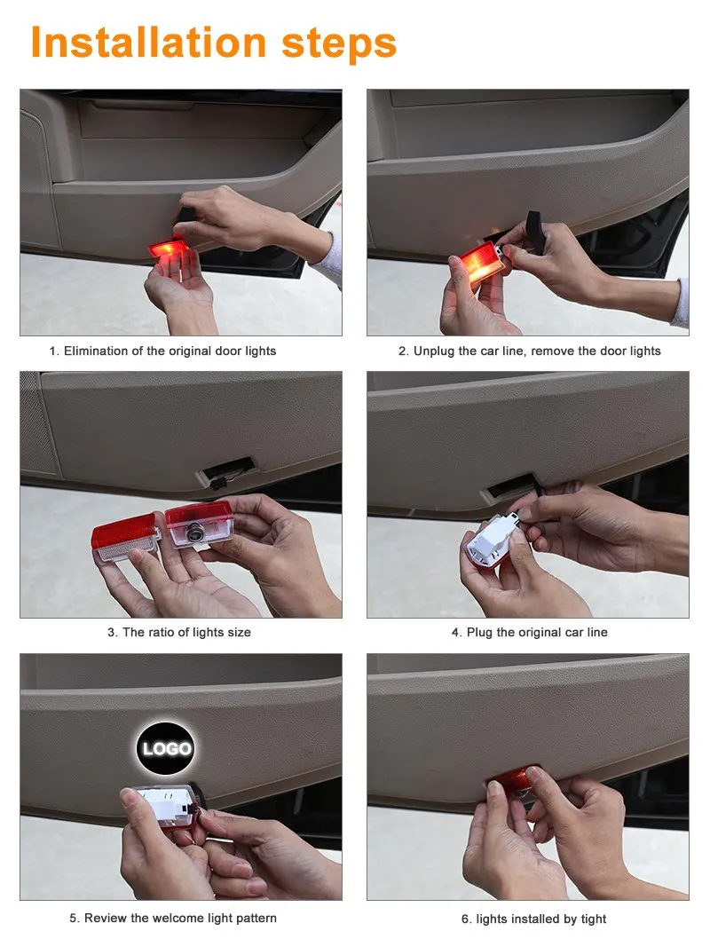 2pcs/Lot LED Car Door Light For Mercedes Benz A B C E GLA GLS GLC ML Class W246 W205 W212 W213 W176 Decor Laser Lamp Project Luces